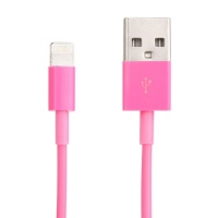 cable-charge-iphone-5C-rose-1m
