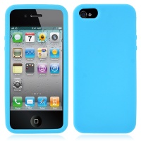 coque-silicone-bleu-iphone-5S