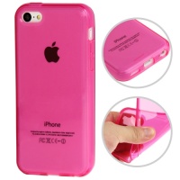 coque-silicone-transparent-rose-iphone-5C