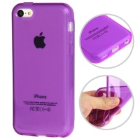 coque-silicone-transparente-violet-iphone-5C