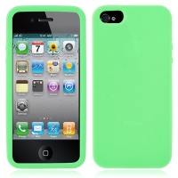 coque-silicone-vert-iphone-5S